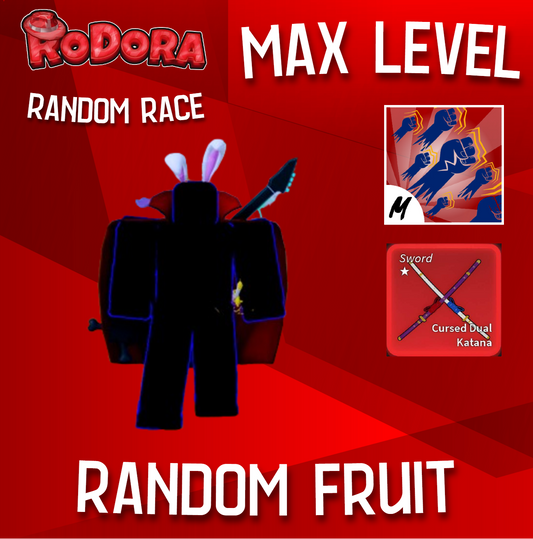 Random fruit Max level with CDk with Godhuman